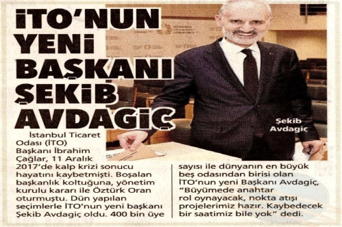 İTO'nun Yeni Başkanı Şekib Avdagiç