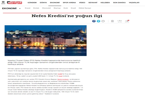 Nefes Kredisi'ne yoğun ilgi