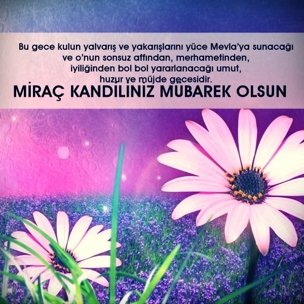 MİRAÇ KANDİLİ İBADETLERİ: Miraç Kandili’nde hangi dualar okunur? Resimli dualı Miraç Kandili mesajları