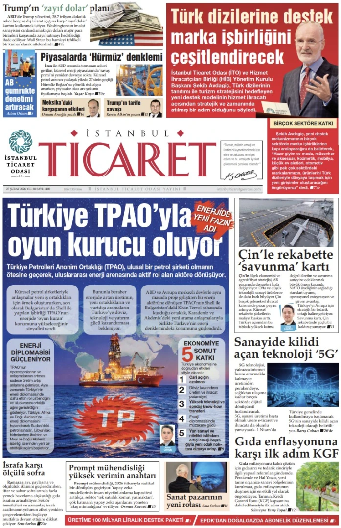 İstanbul Ticaret Gazetesi'nin 3400. sayısı yayımlandı!