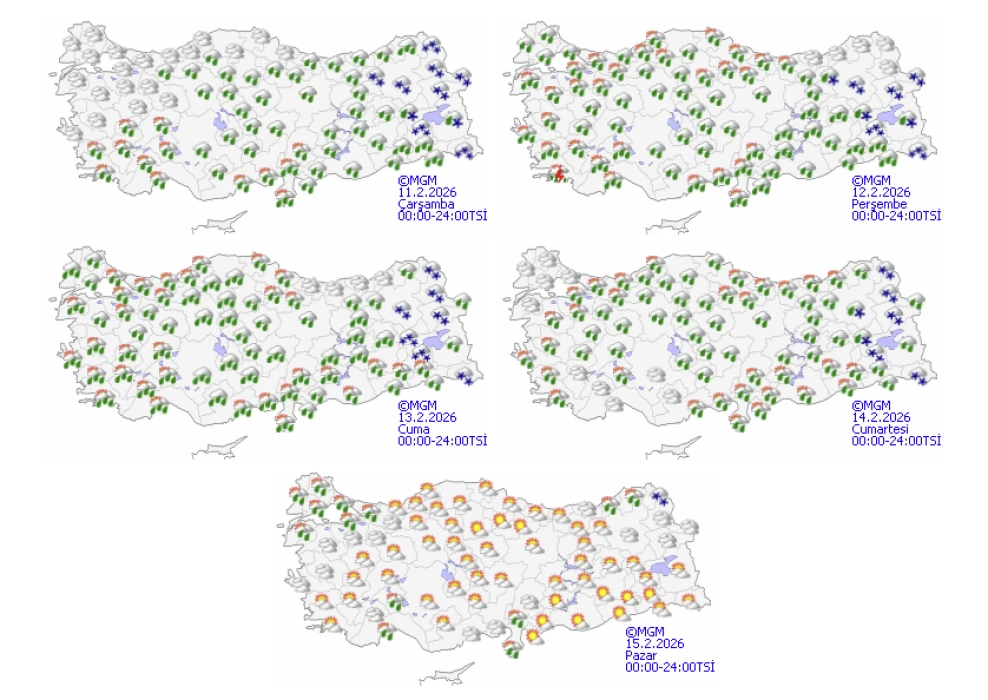 SON DAKİKA Hava durumu 11 Şubat 2026 | Meteoroloji'den 7 il için sarı kodlu uyarı