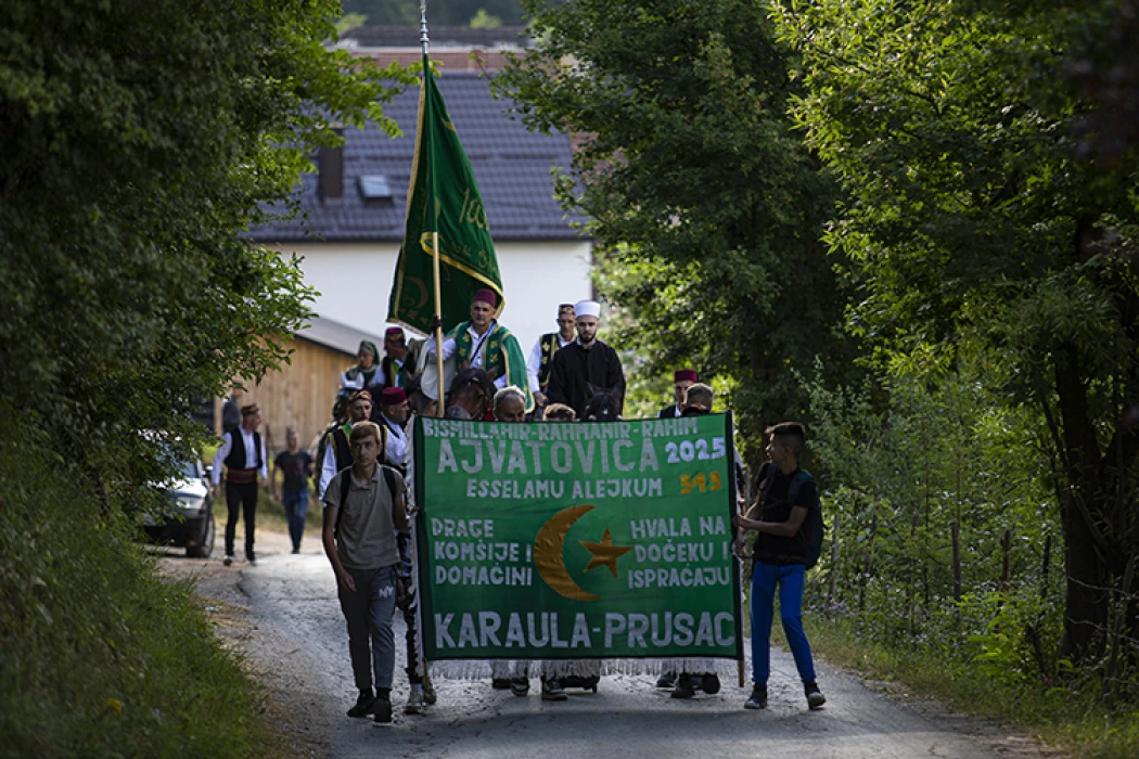 Bosna Hersek'te 515. Ayvaz Dede Şenlikleri'ne katılacak atlılar yola çıktı