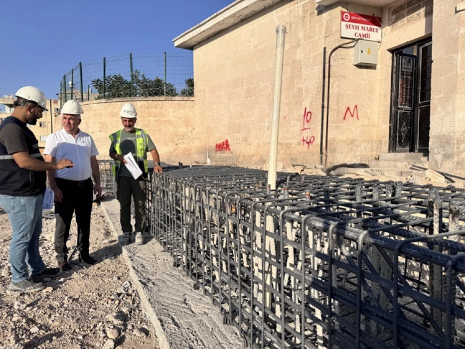 Siirt'te 130 yıllık Şeyh Maruf Camisi kentsel dönüşümle geleceğe taşınıyor