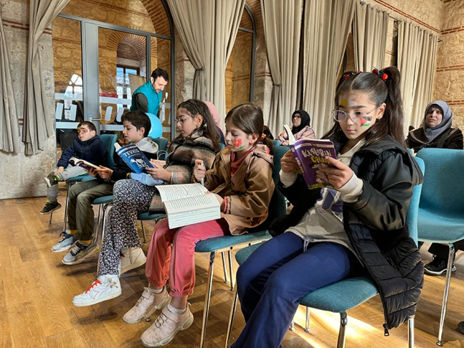 İstanbul'da Ufka Yolculuk yarışmasının kitap okuma etkinliği düzenlendi