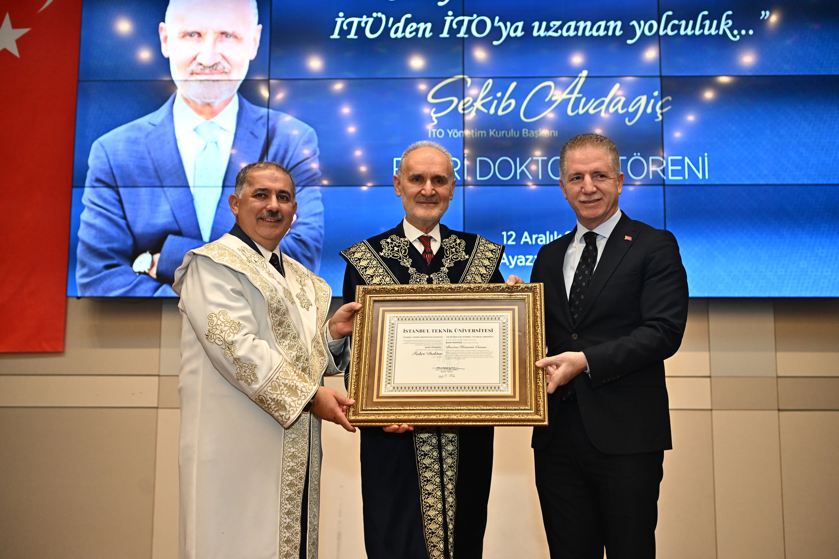 Avdagiç’e İTÜ’den fahri doktora