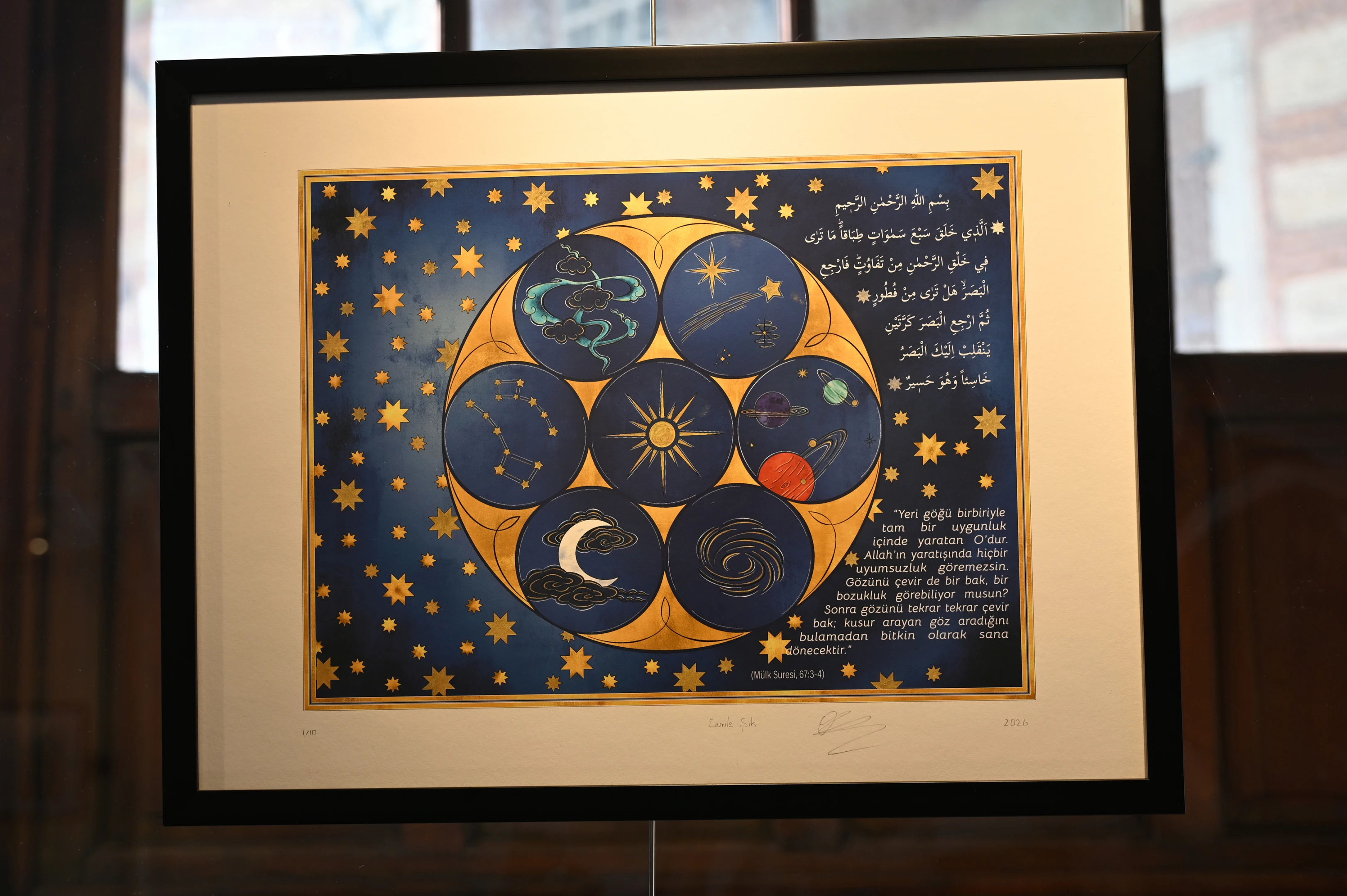 Kur’an’ın ışığını minik kalplere geleneksel sanatla yansıtıyor