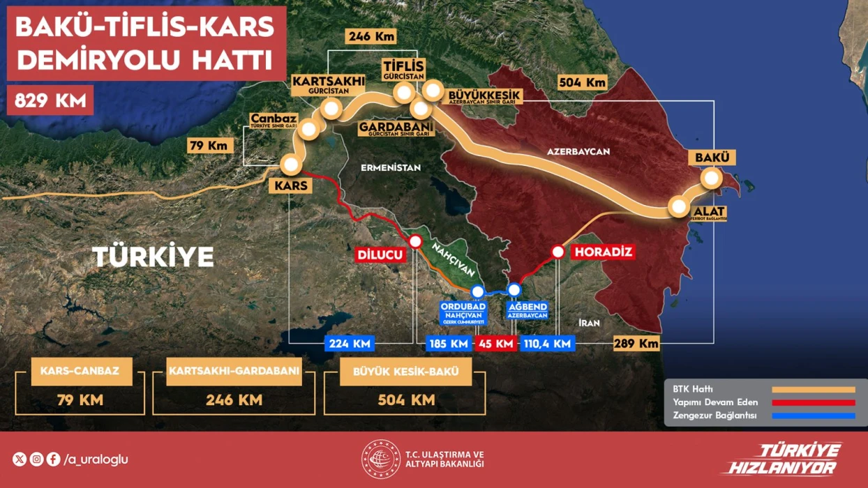 Demir İpek Yolu'nda dev adım: BTK hattı tam kapasiteyle işletmeye alındı