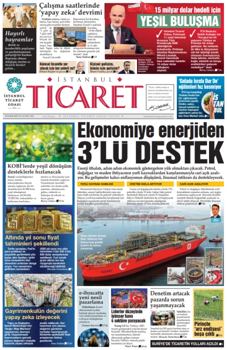 İstanbul Ticaret Gazetesi'nin 3363.sayısı yayımlandı!