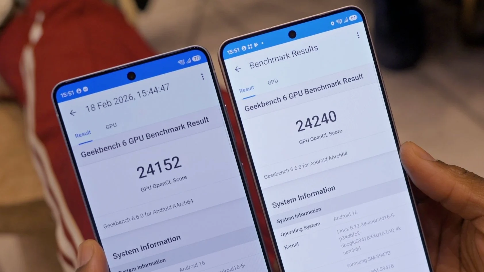 Samsung S26 serisi performans puanları resmen açıklandı
