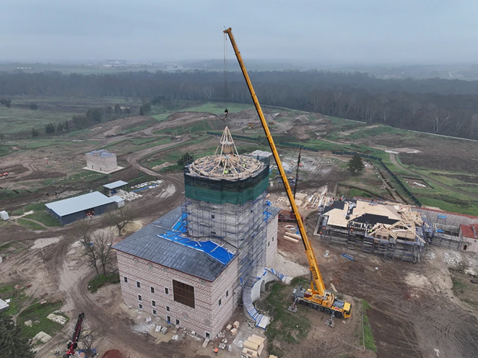 İhyası süren Edirne Sarayı'ndaki hummalı çalışmalar devam ediyor