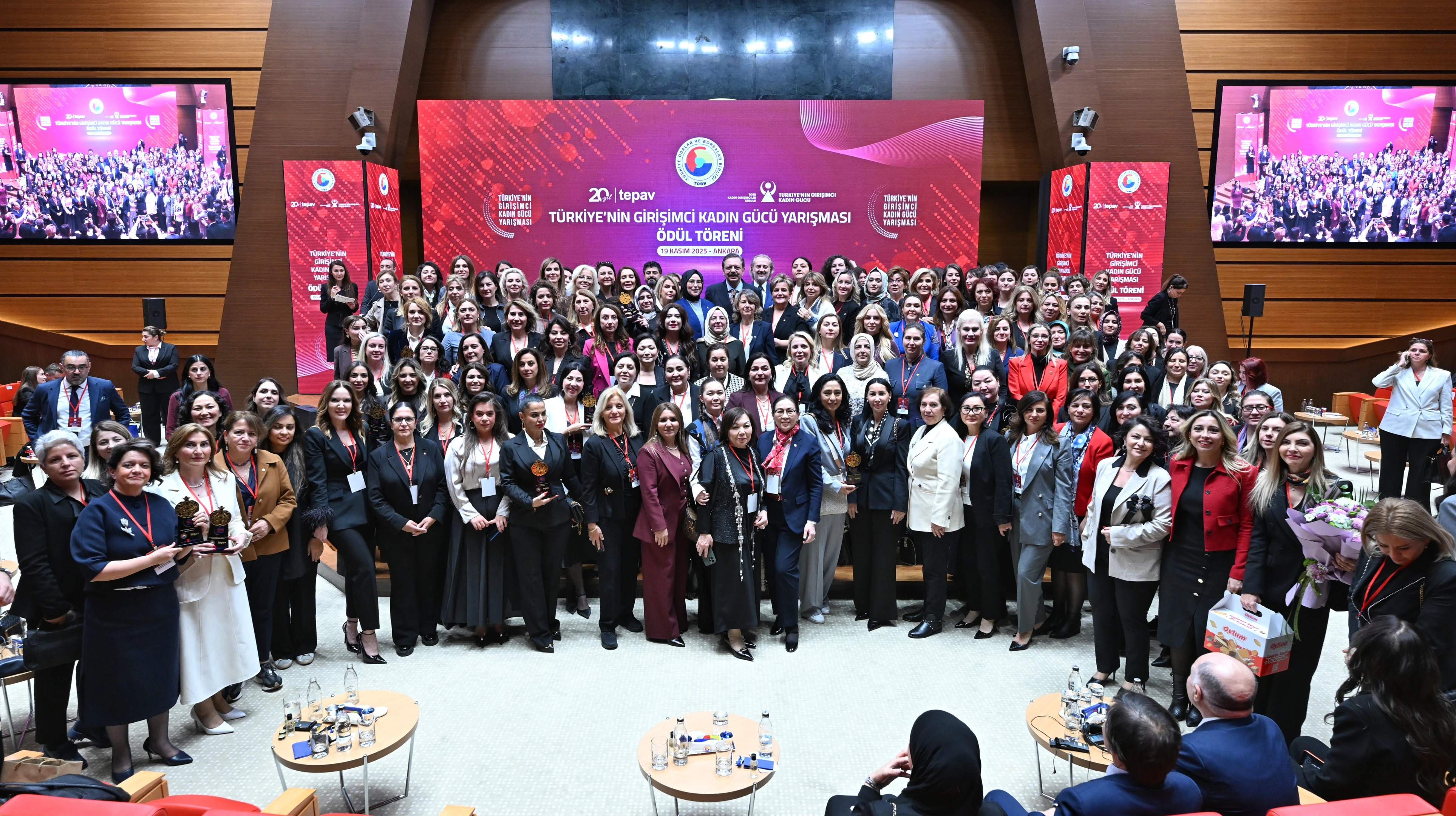 Türkiye’nin Girişimci Kadın Gücü Ödülleri TOBB’da sahiplerini buldu