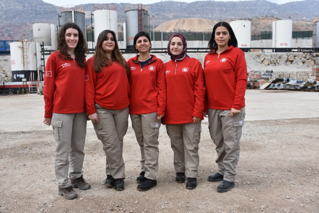 Gabar'da Türkiye'nin enerjisine güç katan kadınlar 8 Mart'ta da görev başında