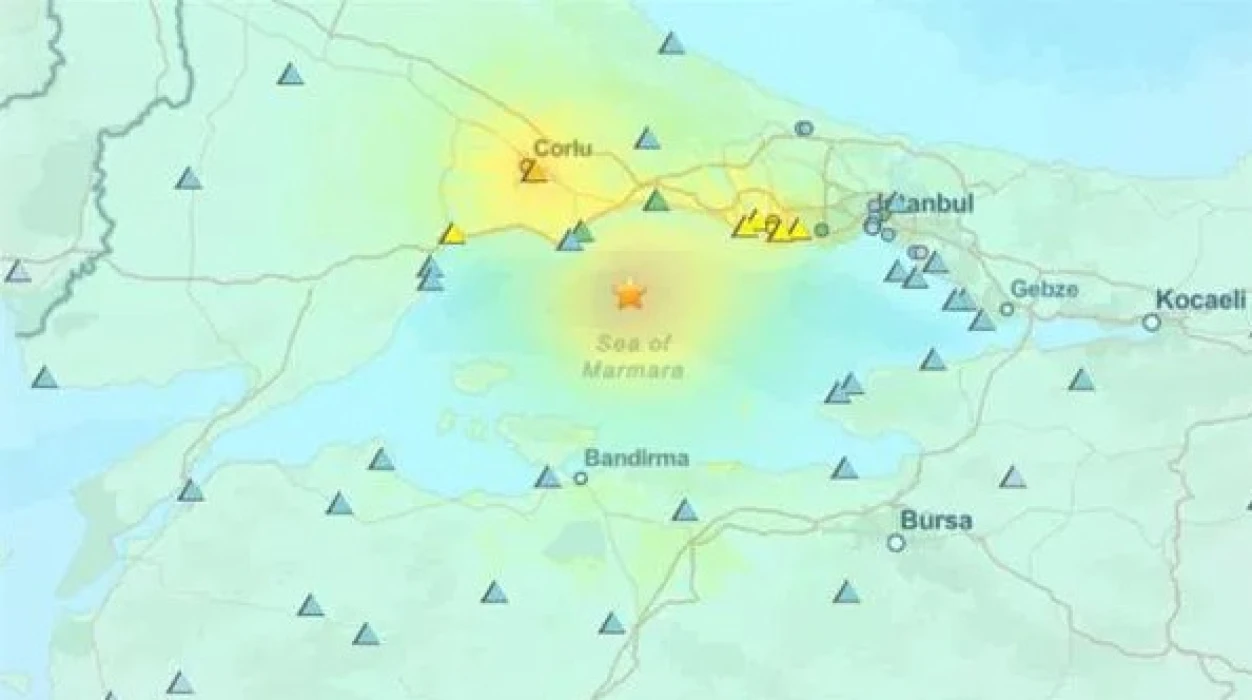 DEPREM SON DAKİKA: Hangi ilçe ne kadar hissetti? 6.2'lik İstanbul depremi şiddet haritası ortaya çıktı