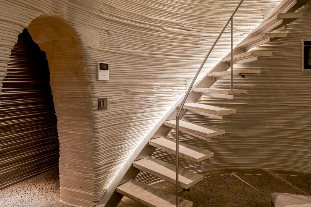 Depreme dirençli iki katlı 3D baskılı ev