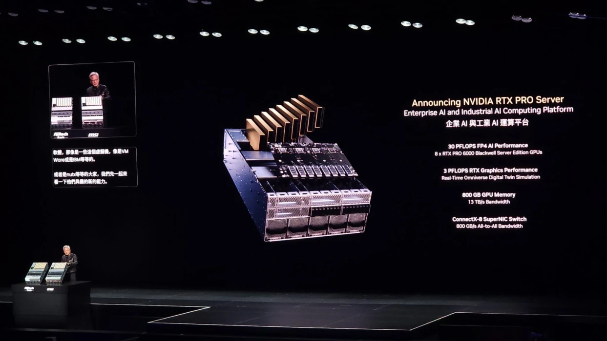 NVIDIA, 'Blackwell' GPU'ları ile donatılmış RTX PRO sunucularını tanıttı