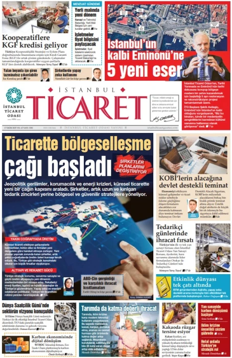 İstanbul Ticaret Gazetesi'nin 3381. sayısı yayımlandı!