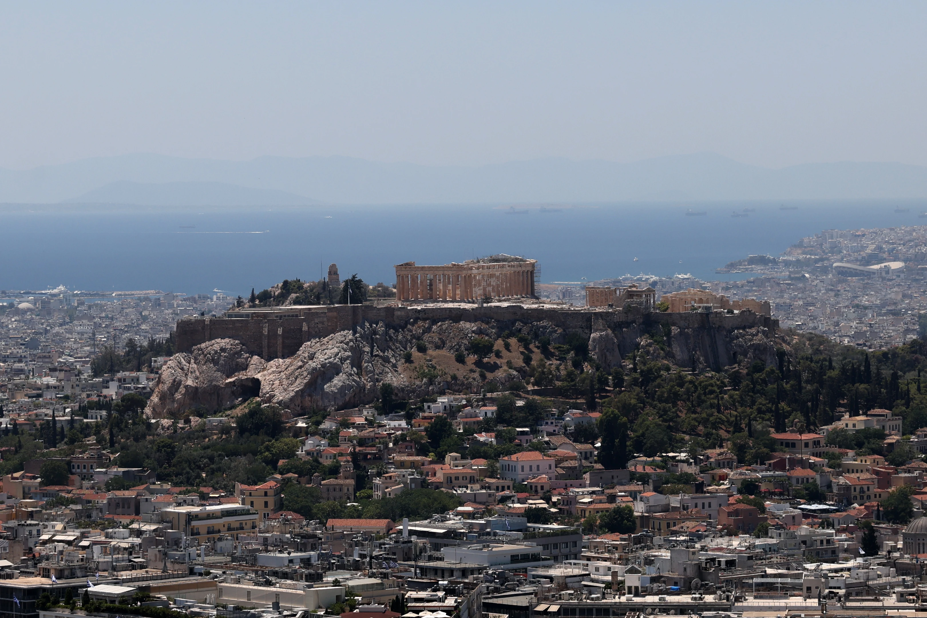 Akropolis ziyarete kapatıldı