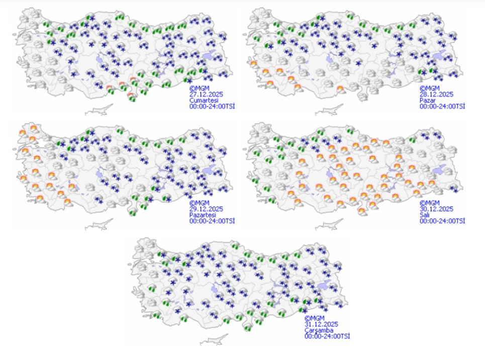 METEOROLOJİ SON DAKİKA: 38 ilde turuncu ve sarı alarm! Kar Türkiye’yi etkisi altına alacak