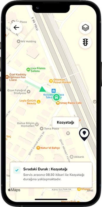 Servis taşımacılığına yapay zeka yönetimi