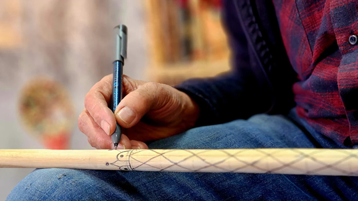 Türk kültürüne ait motifler, Hasan ustanın 29 yıllık emeğine ilham veriyor