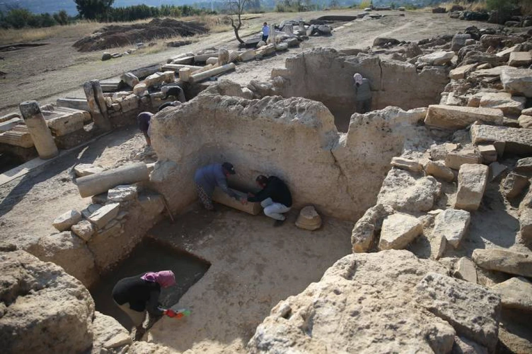 Hyllarima Antik Kenti'nde agoradaki dükkanlar gün yüzüne çıkarıldı