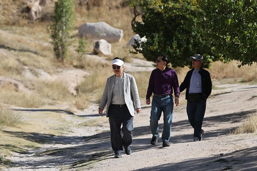 Çinli turistler 'Altın Hafta' tatilinde Kapadokya'yı hareketlendirdi