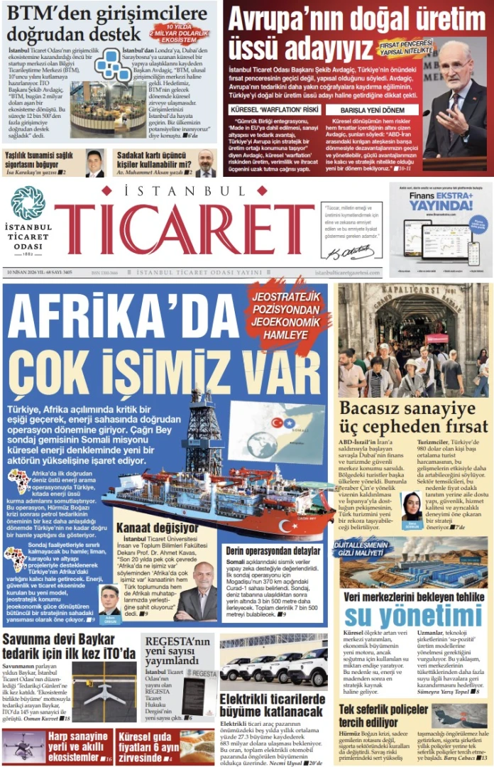 İstanbul Ticaret Gazetesi'nin 3405. sayısı yayımlandı!