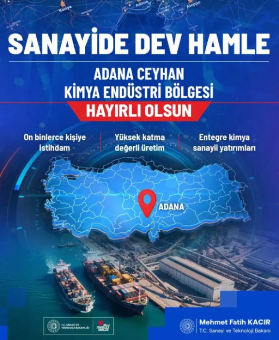 Bakan Kacır: Kimya ürünlerinde cari açığımızı kapatacak projeleri hayata geçireceğiz