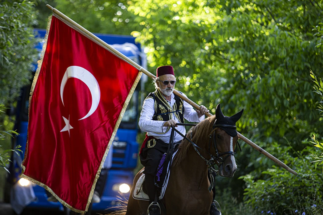 Bosna Hersek'te 515. Ayvaz Dede Şenlikleri'ne katılacak atlılar yola çıktı