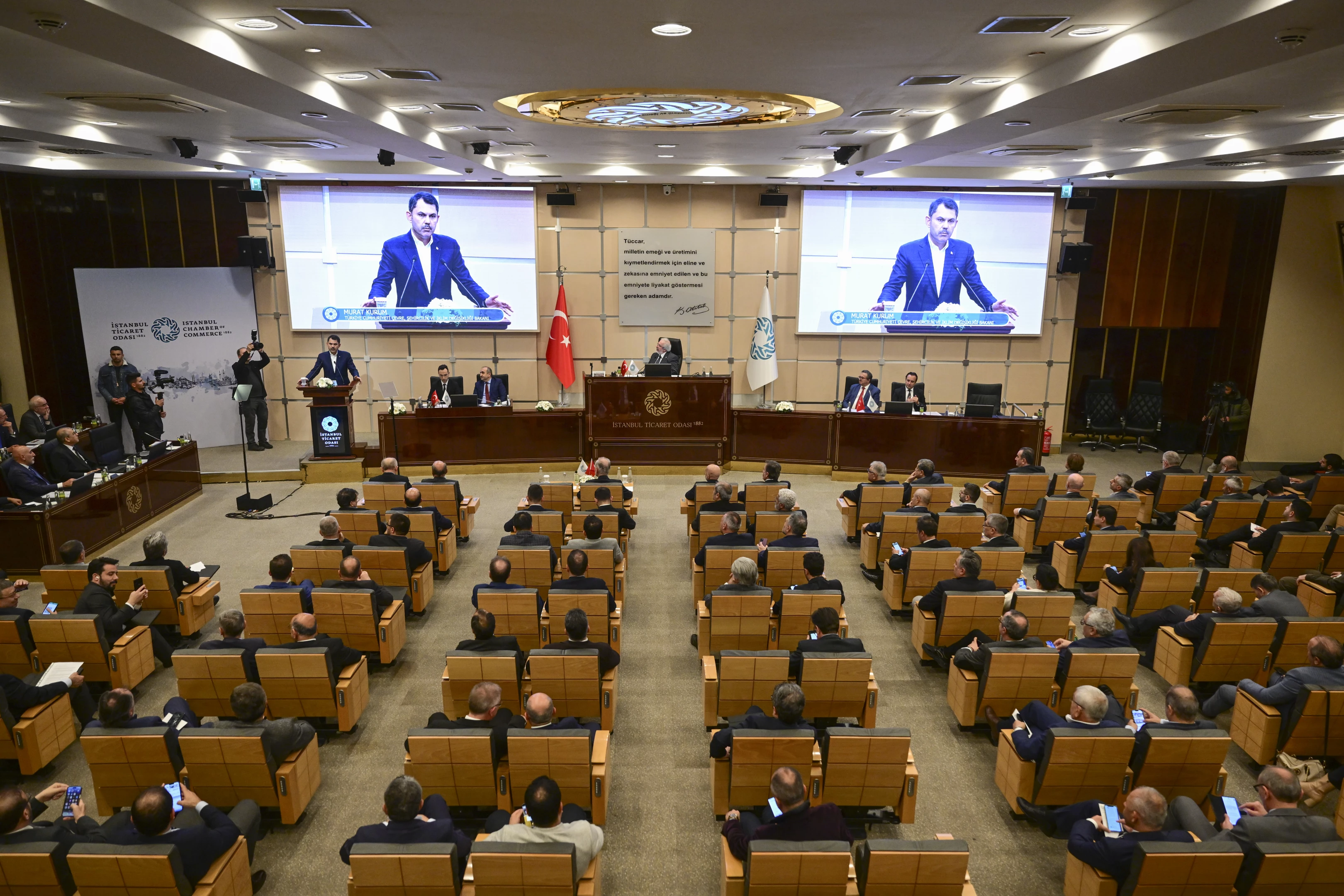 Bakan Murat Kurum, İTO Meclis Toplantısı'nda konuştu