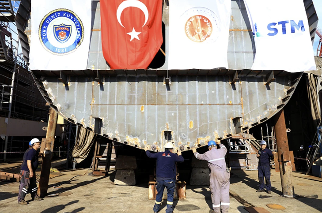 Milli hücumbotun ilk bloku kızağa alındı: Mavi Vatan savunmasına yeni güç
