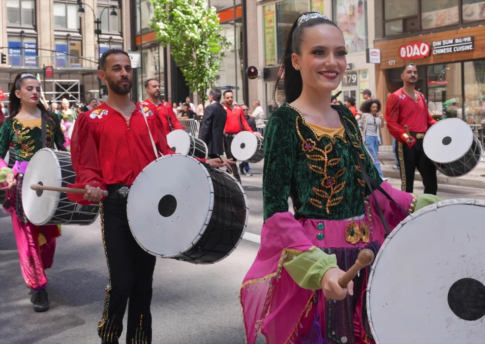 New York'ta 43. Türk Günü Yürüyüşü coşkuyla kutlandı