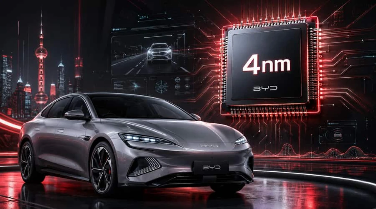 BYD, Çin'in ilk yerli üretim 4nm otonom sürüş çipini tanıttı