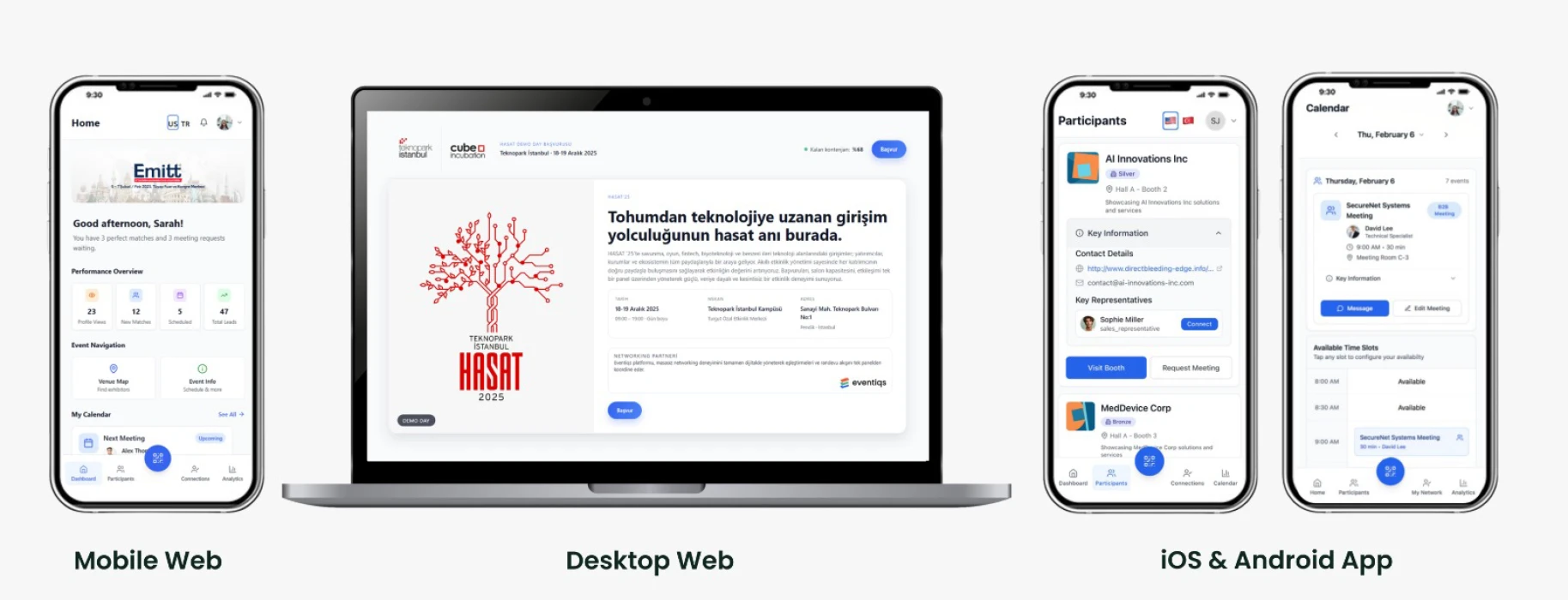 Fuar ve kongrelerde yapay zekayla akıllı eşleşme