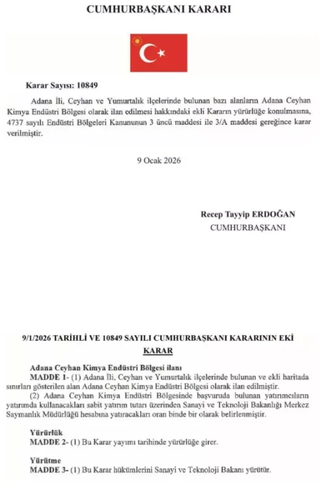 Bakan Kacır: Kimya ürünlerinde cari açığımızı kapatacak projeleri hayata geçireceğiz