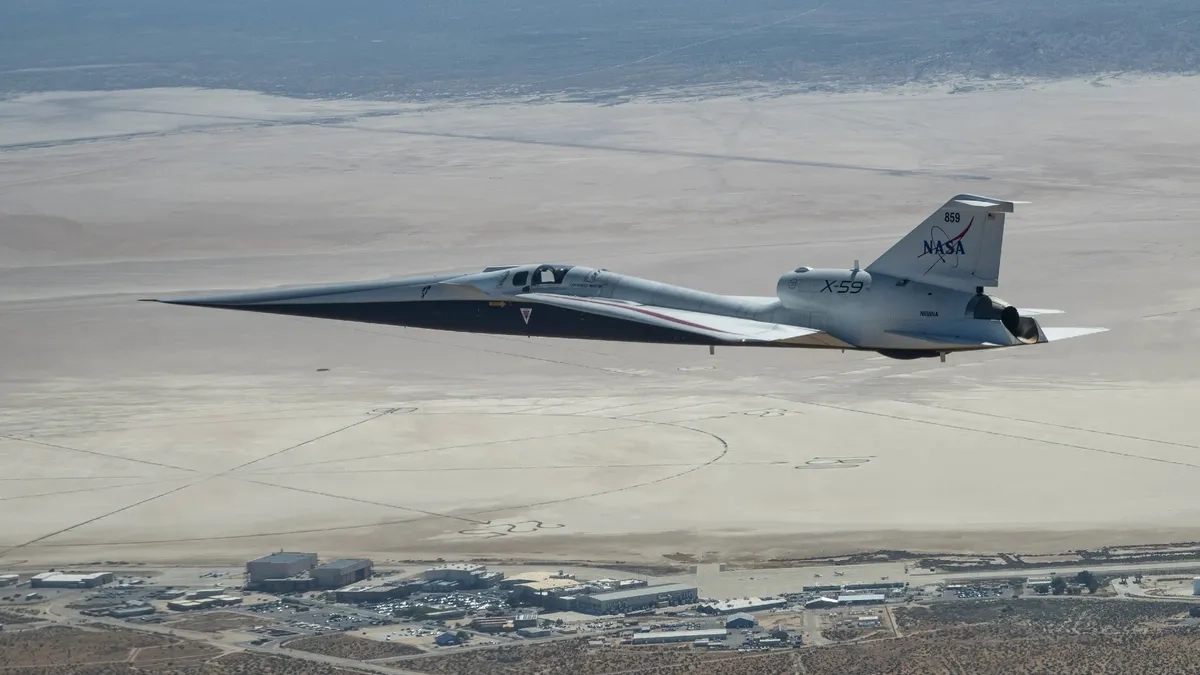 NASA X-59 ile süpersonik uçuşu sessizleştiriyor: Testler bu ay başlıyor