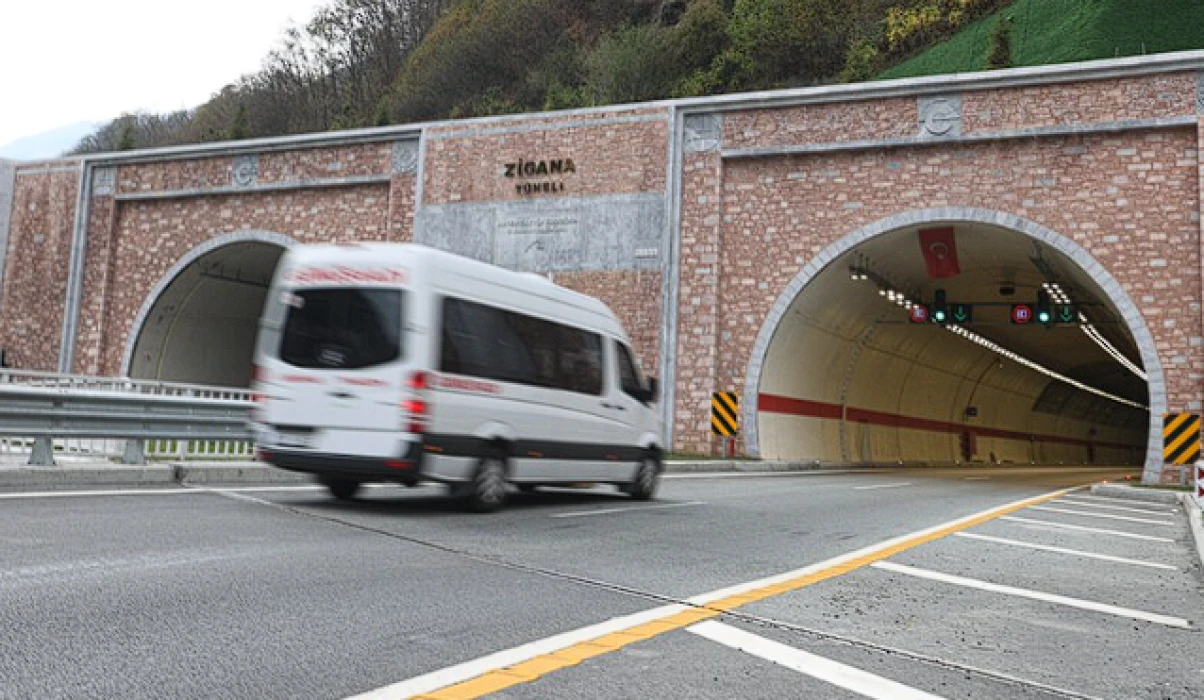 Zigana Tüneli 3 yılda rekor geçişe ulaştı: 5,2 milyon araç kullandı