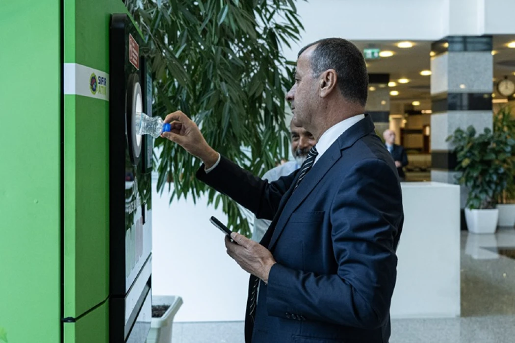 TBMM'nin yeni Sıfır Atık adımı depozito iade makineleri hizmete alındı