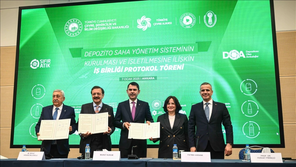 Sıfır atıkta depozito dönemi! Protokol imzalandı: Yıllık 520 milyon Euro'luk kazanç