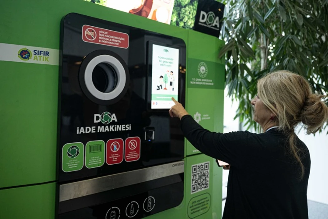 TBMM'nin yeni Sıfır Atık adımı depozito iade makineleri hizmete alındı