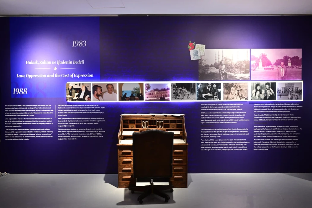 Aliya İzetbegoviç’in hayat, fikir ve mücadele mirası AKM’de sergileniyor