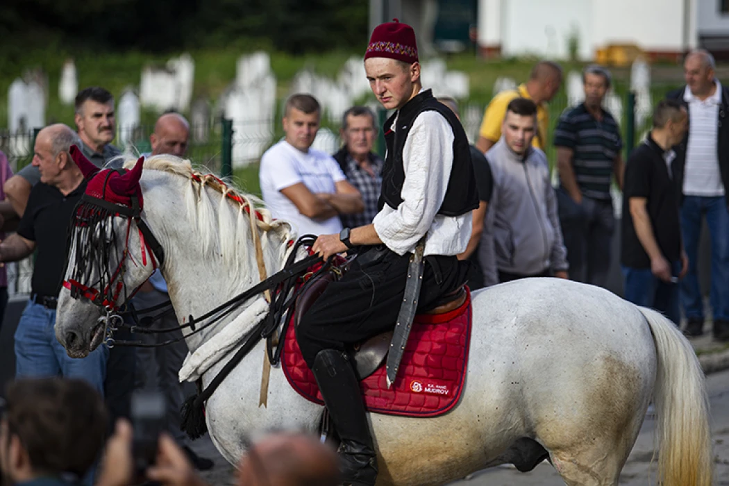 Bosna Hersek'te 515. Ayvaz Dede Şenlikleri'ne katılacak atlılar yola çıktı