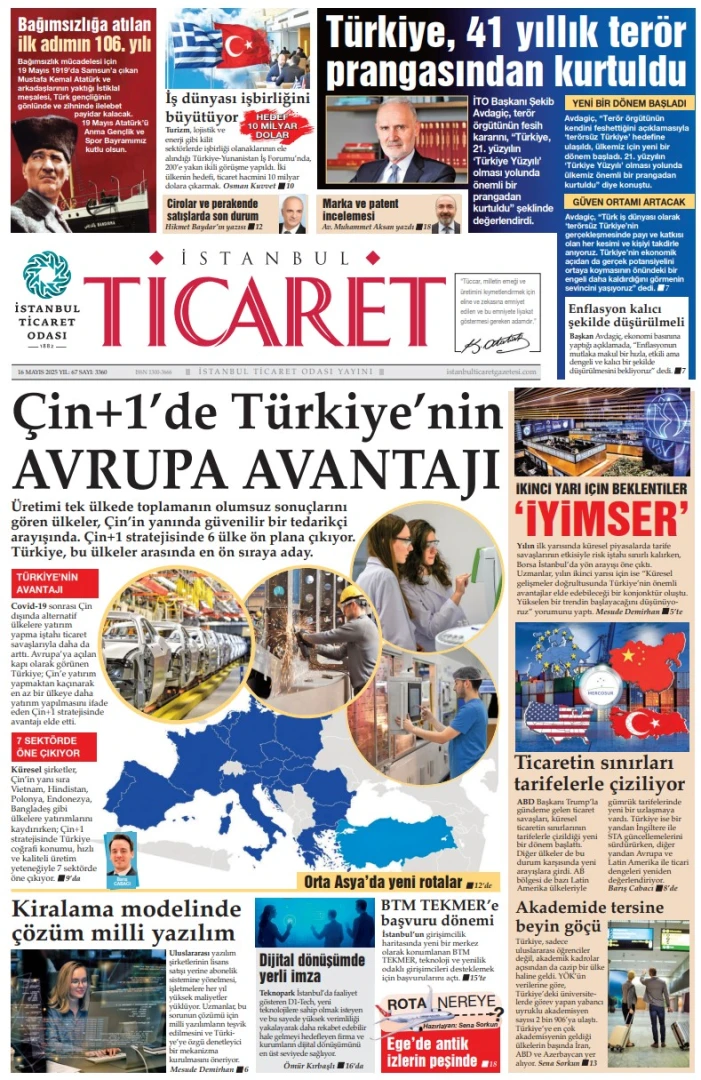 İstanbul Ticaret Gazetesi'nin 3360.sayısı yayımlandı!