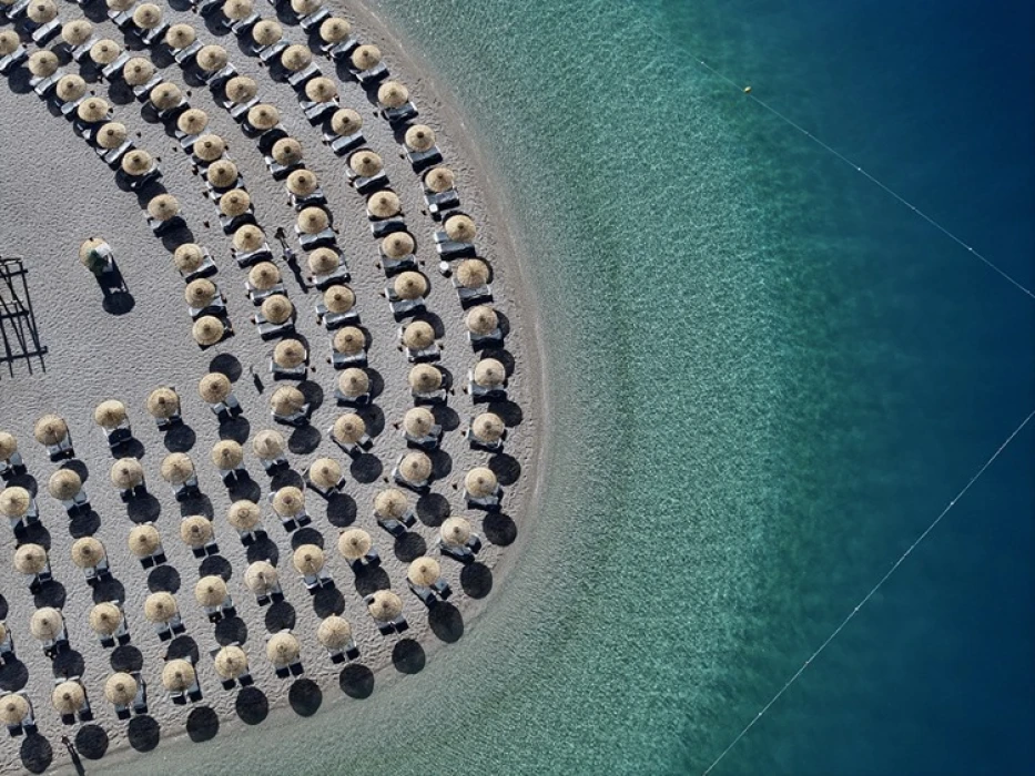 Muğla'da 110 mavi bayraklı plaj turistlerin gözdesi oldu