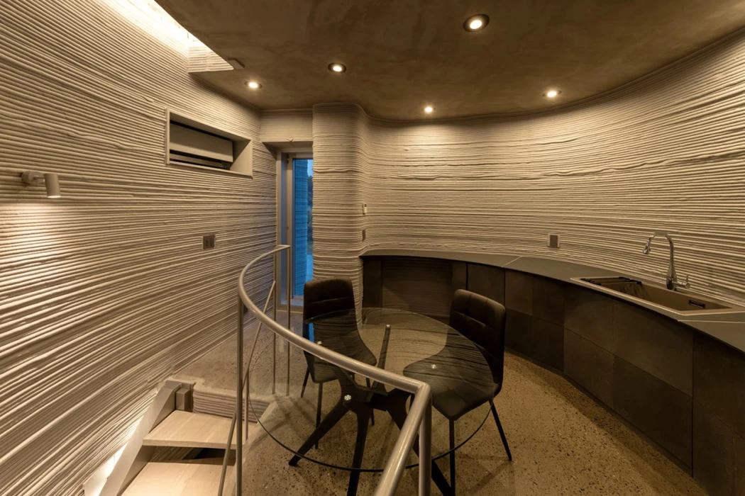 Depreme dirençli iki katlı 3D baskılı ev