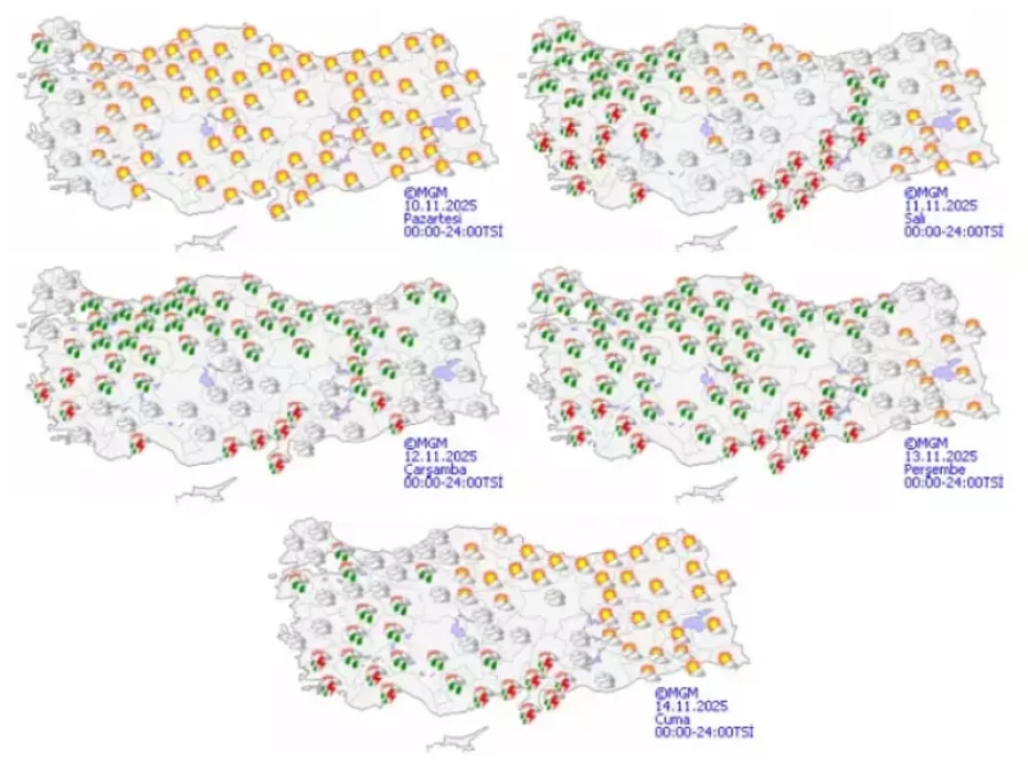 Meteoroloji uyardı: Soğuk ve sağanak geliyor: İstanbul, Ankara, İzmir yeni haftaya dikkat