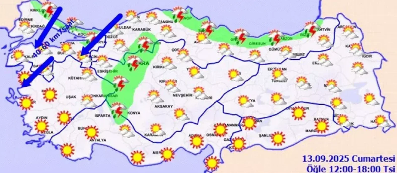 METEOROLOJİ SON DAKİKA: İstanbul dahil 17 il için sağanak ve fırtına uyarısı