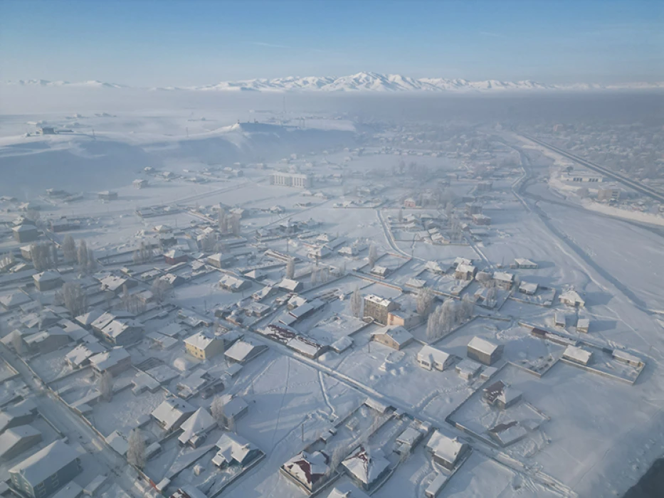 Ardahan sıfırın altında 39,7 dereceyle Türkiye'nin en soğuk ili oldu
