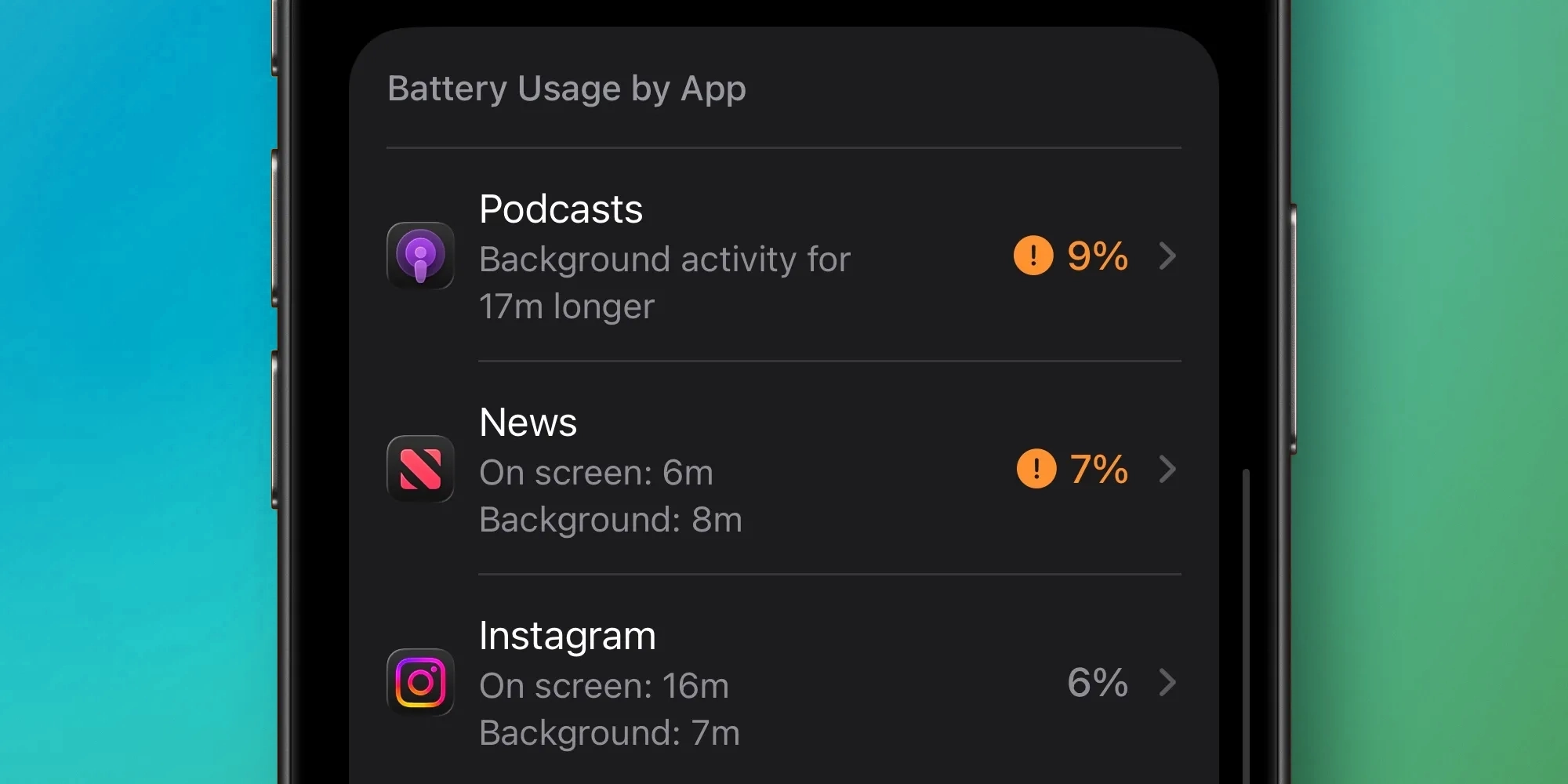 iOS 26'nın yeni pil özelliği: Aşırı güç tüketen uygulamaları yakalıyor