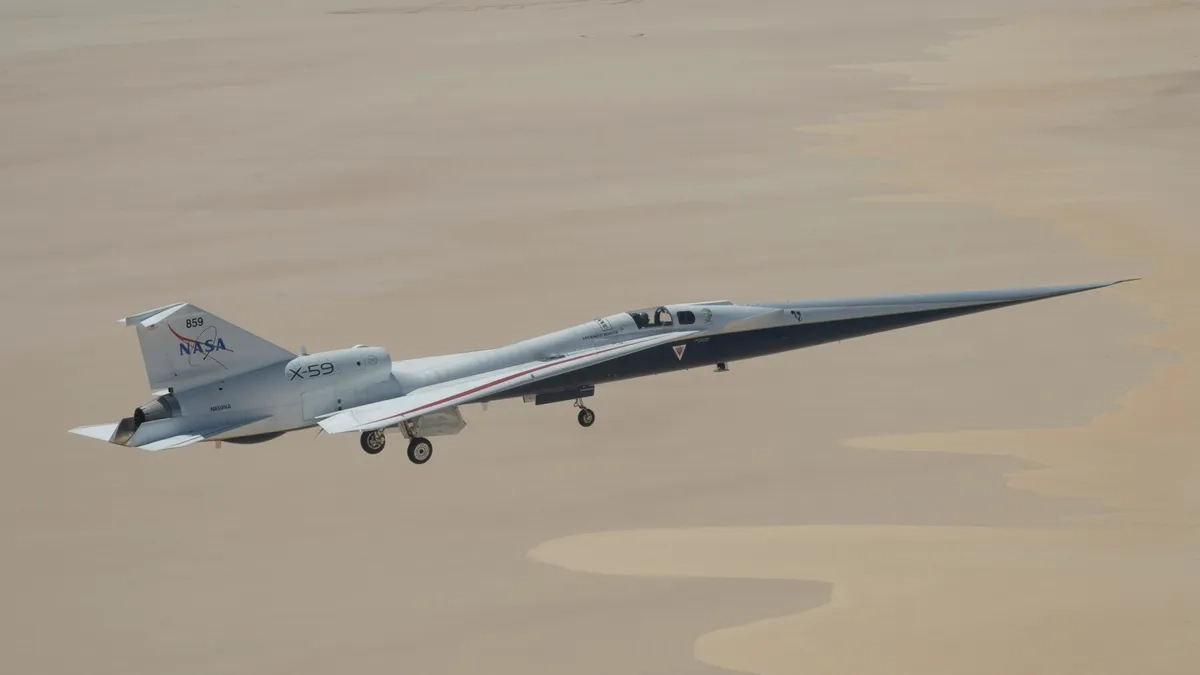 NASA X-59 ile süpersonik uçuşu sessizleştiriyor: Testler bu ay başlıyor